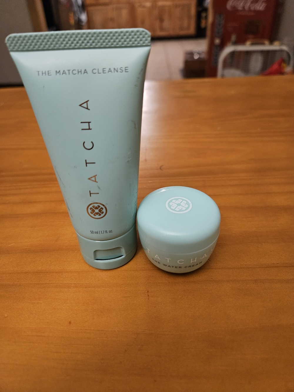NEW Tatcha The Matcha Cleanse + Water Cream -  Skincare Duo